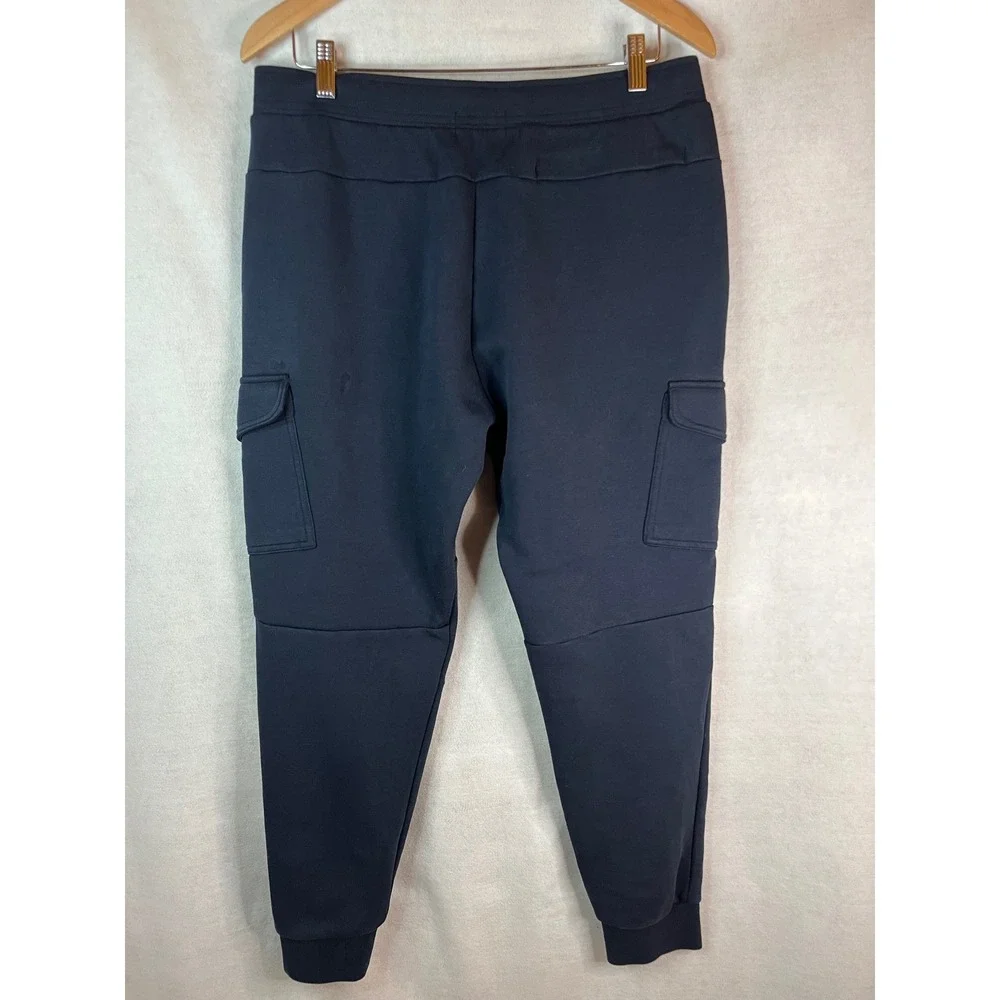 Polo Ralph Lauren Men's L Double Knit Cargo Jogger Pants Navy‎ Blue